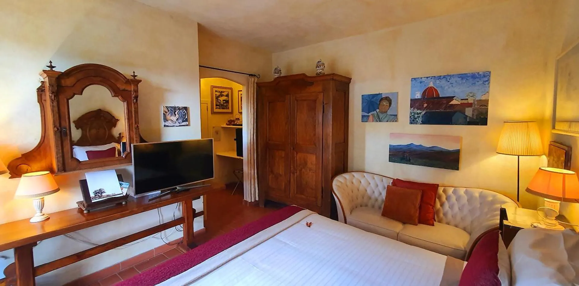 Фермерский дом Villa Di Capovento Кастелина ин Шианти Италия